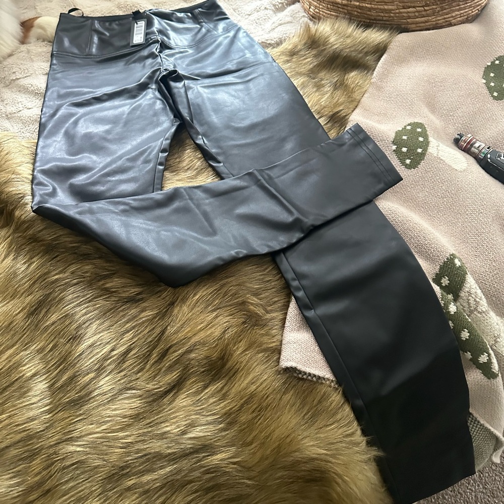 New with Tags RW&CO faux leather pants